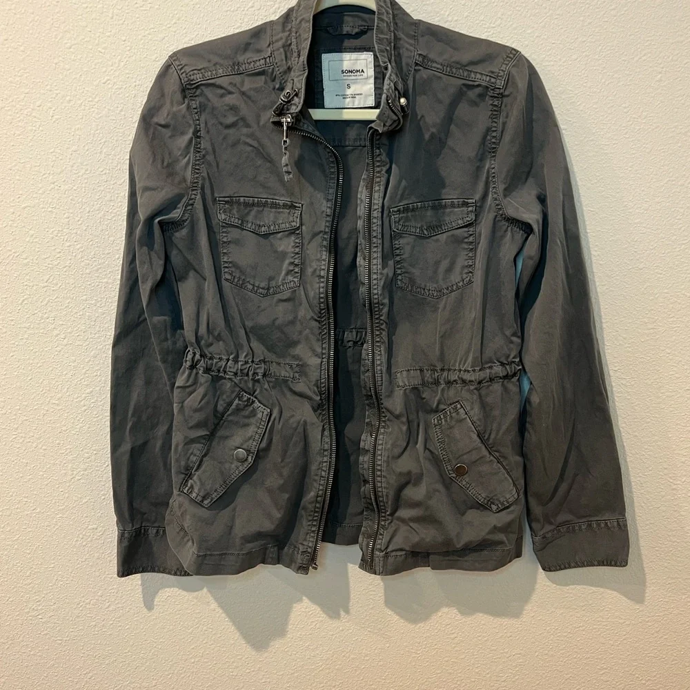 Sanoma Goods For Life Women’s Long Utility Jacket Gray - Picture 5 of 10